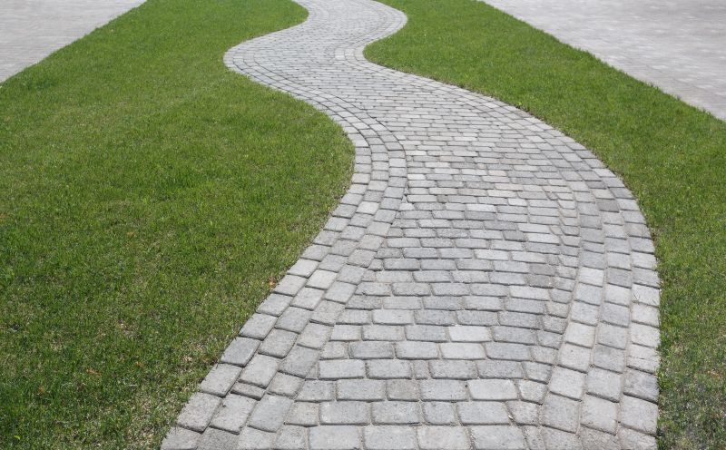 Walkway with Pavers